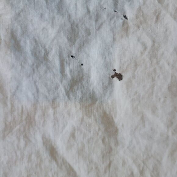 Vintage Filet Lace Off White Small Tablecloth / Table Cover 40" x 40" rose - Picture 6 of 9